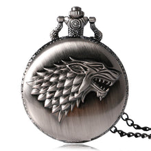 Game of Thrones Strak Family Crest Winter Pocket Watch