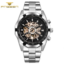 FNGEEN A001 Men Automatic business Mechanical wristwatch Fashion stainless steel Watch top quality mens famous waterproof clock