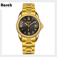 relogio BOSCK men's high-end luxury mechanical watch precision calendar waterproof business brand watches erkek kol saati, reloj