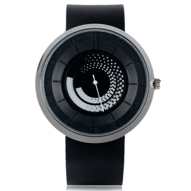 Tire Lines Pattern Dial Special Watches Men 2017 Cool Fashion Stylish  Wrist Quartz Watch Rubber Brief Unique Student Clock