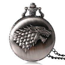 Game of Thrones Strak Family Crest Winter Pocket Watch