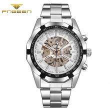 FNGEEN A001 Men Automatic business Mechanical wristwatch Fashion stainless steel Watch top quality mens famous waterproof clock