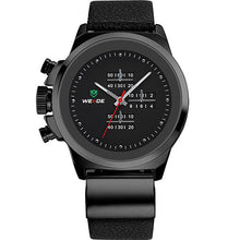 Hot Sale! WEIDE Military Watches Men Quartz Sports Army Luxury Brand Leather Strap Waterproofed for Diver Diving Free Shipping