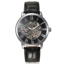 New Roman Number Sport Design Bezel Golden Watch Mens Watches Top Brand Luxury Montre Homme Clock Men Automatic Skeleton Watch