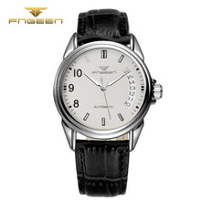 Leather Hollow Relogio Business Luxury Elegant Glass Automatic Waterproof Watch Men Fashion Watches Quality Clock Wristwatch