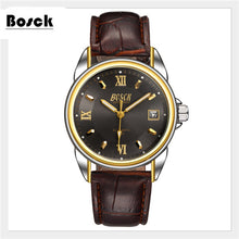 Bosck men's mechanical watches belts business watches luxury fashion watch relogio masculino erkek kol saati montre homme reloj