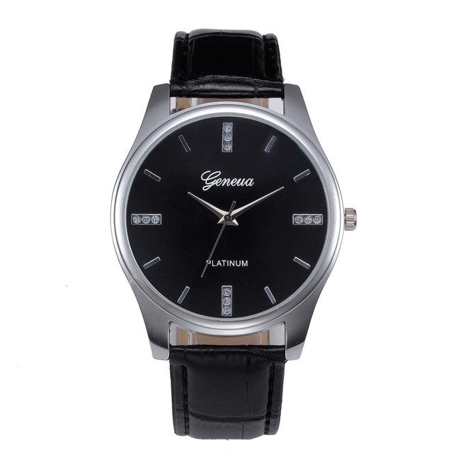 Trendy leather sports quartz watch for man military chronograph wrist watches men Quartz-watch Relogio Masculino #1115
