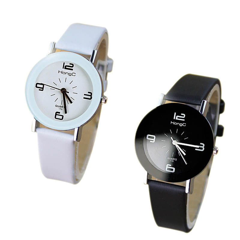 2016 Watches Men Women Couple Quartz Watch Simple Love Male Femme Wristwatches Quartz-watch for Couple Relogio ~M24