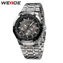sale! WEIDE Men's Luxury Black Watch Japan Quartz Watches Military Fashion & Casual Diver for Men Wristwatch 12-month Guarantee