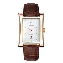 Men Watches New Fashion Casual Watches Genuine Leather Strap Date Hour Quartz Wrist Watch Men Dress Clock 50m Diver Sport Watch