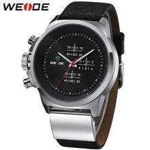 WEIDE Luxury Watch Men Full Steel Military Watches Sport  Brand Leather Strap Wristwatch Sports Diver Dress Limited WH3305