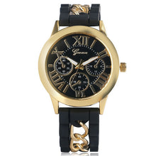 New arrival Chain Band Strap Casual Modern Dress Quartz Women Wrist Watch Silicone Elegant Special Trendy Cool Unique Simple