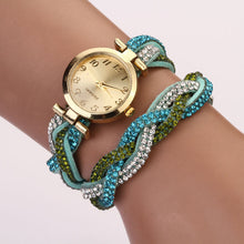 Horloges Watch 2017 New Women Fashion Crystal Braceletes Quartz Analog Clock Dial Quartz WristWatch Relojes Mujer Ladies Gift