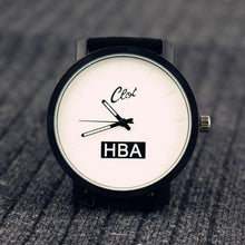 New HBA Men Watch Luxury Brand Pilot Aviator Army Style Dial Casual Fabric Band Business Sport Quartz Men Military Watch OP001