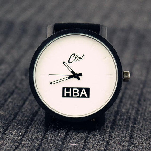 New HBA Men Watch Luxury Brand Pilot Aviator Army Style Dial Casual Fabric Band Business Sport Quartz Men Military Watch OP001